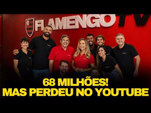 FLAMENGO surpasses 68 MILLION, but loses YouTube lead to Palmeiras