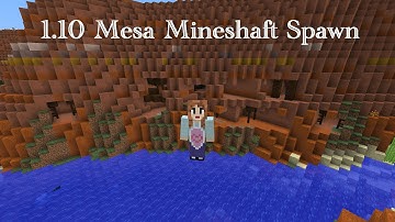 Minecraft 1.10 Mesa Mineshaft Spawn