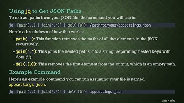 How to List All JSON Paths Using jq in Bash