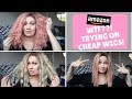 Cheap Amazon Wigs Review | Trying On Cheap Amazon Lace Front Wigs | Oh Hi DIY!