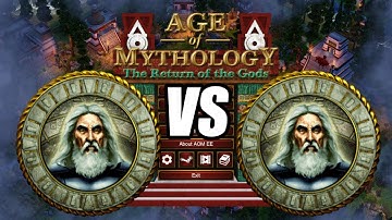Age of Mythology Return of the Gods | Skirmish | 1v1 | Marsh | No Commentary