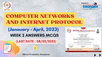 Computer Networks And Internet Protocol || Week 2 Assignment Answers || NPTEL 2023