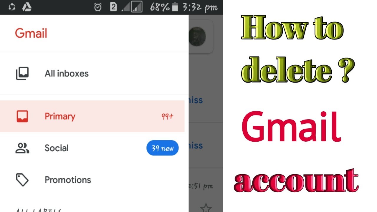 How To Delete Gmail Account Permanently In Mobile Delete Gmail