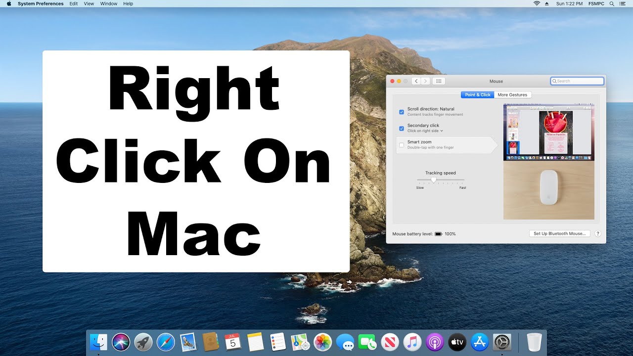 how to use right click in mac