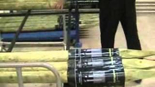 Applying Postsaver barrier sleeves to wooden stakes/posts.wmv