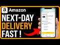 How to Get Next Day Delivery on Amazon