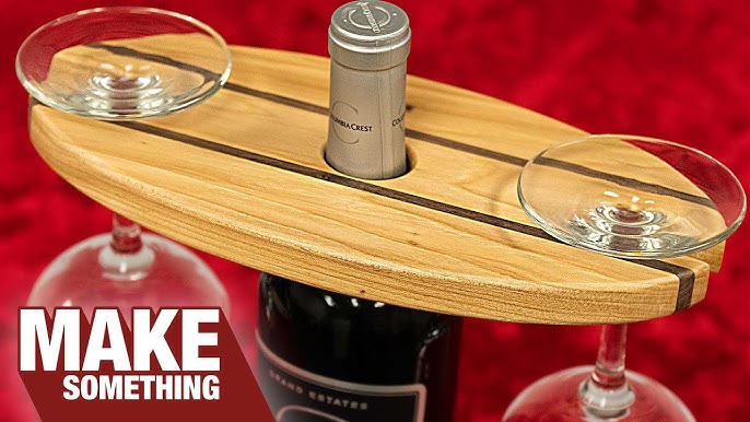 Floating Wine Stand – MonTrees Woodshop