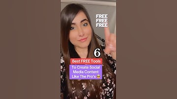 6 FREE Content Creation Tools For Beginners! 🤫 #contentcreationtools