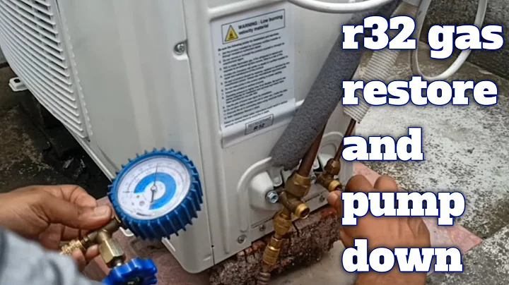 How to r32 gas restore | Ac gas restore | ac pump down | jahir technical