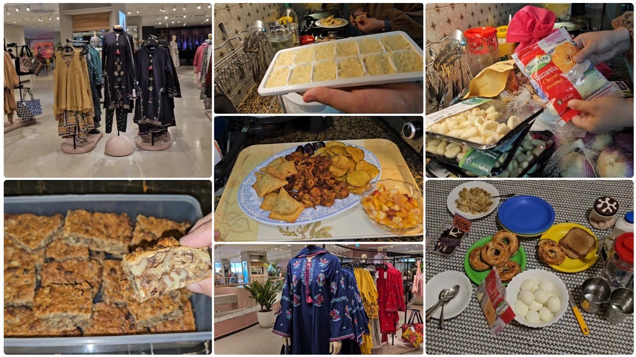 Sehri se iftaari tak ka din!  Shopping cooking preparing food and bohat kuch! Mazydaar Iftaari!