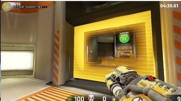 UT4: Flak Cannon Jumping to different parts of the Weapon Training Area.