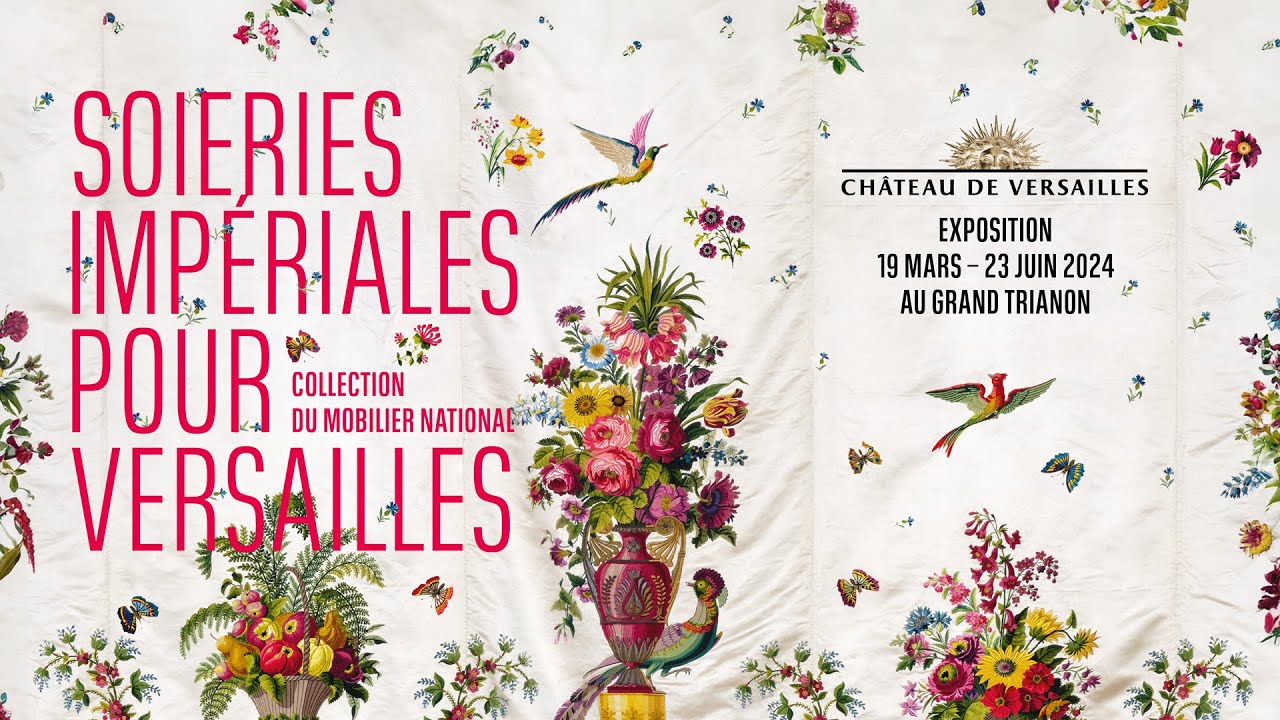 Exposition Soieries impériales pour Versailles, collection du Mobilier national