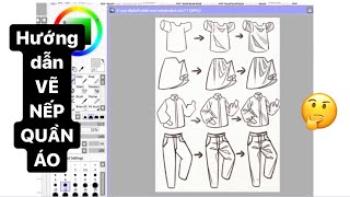 Hướng Đẫn Vẽ Nếp Quần Áo P.2 | Xp-Pen | How To Draw Clothes - Youtube