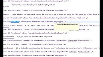 SPRING FRAMEWORK TYPES OF AUTOWIRING