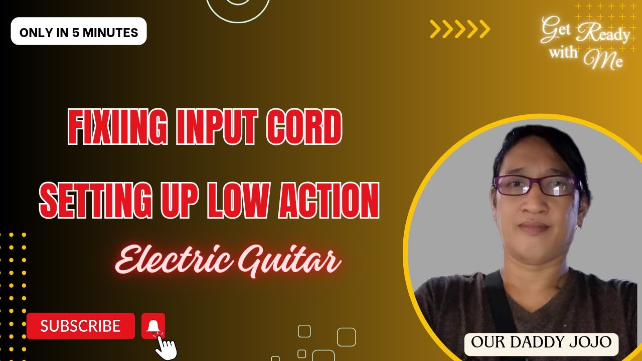 FIXING ELECTRIC GUITAR INPUT CORD Setting Up Low Action 