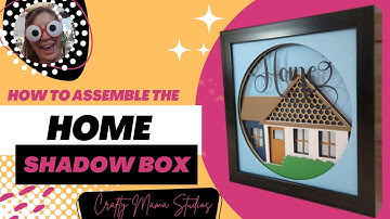 Home Svg Shadow Box, Welcome Home 3D Layered Shadowbox