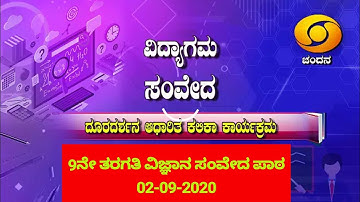 9th SCIENCE SAMVEDA LESSON 02-09-2020 CHANDANA TV