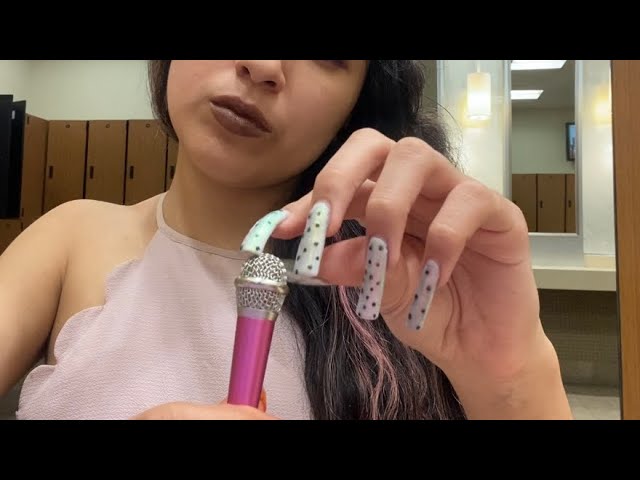 ASMR mic scratching brain massage