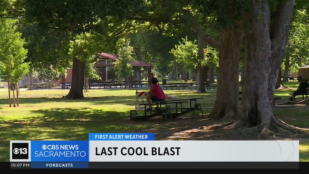 Sacramento's last cool blast before major heat wave - YouTube