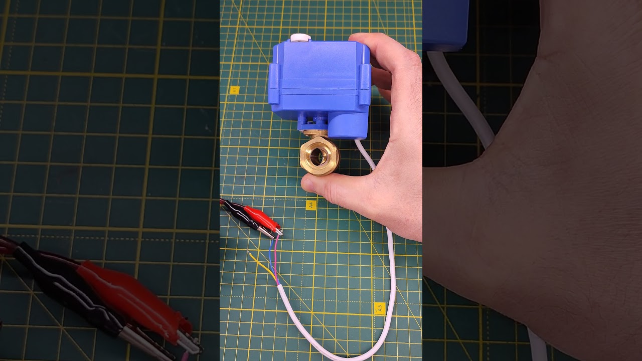 кран шаровый с электроприводом CWX CR03 9 - 24 вольта