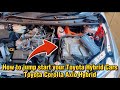 How to Jump Start your Toyota Corolla Axio Hybrid Cars | Step-by-step Guide