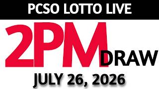 Lotto Result Today 2pm Draw July 26, 2026 Swertres Ez2  PCSO LIVE