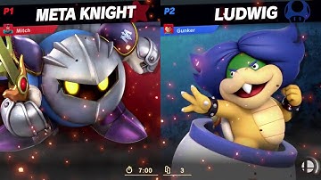 Meta Knight vs Ludwig/Ganondorf Quickplay