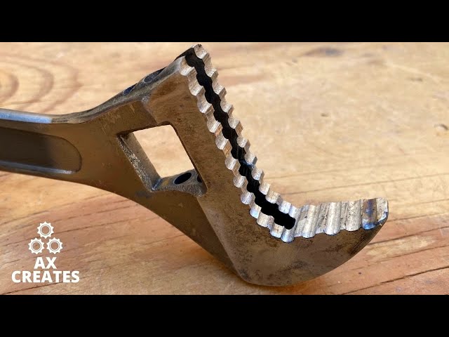 How to make adjustable wrench from cardboard, Cardboard adjustable wrench  tools crafts DIY, How to make adjustable wrench from cardboard