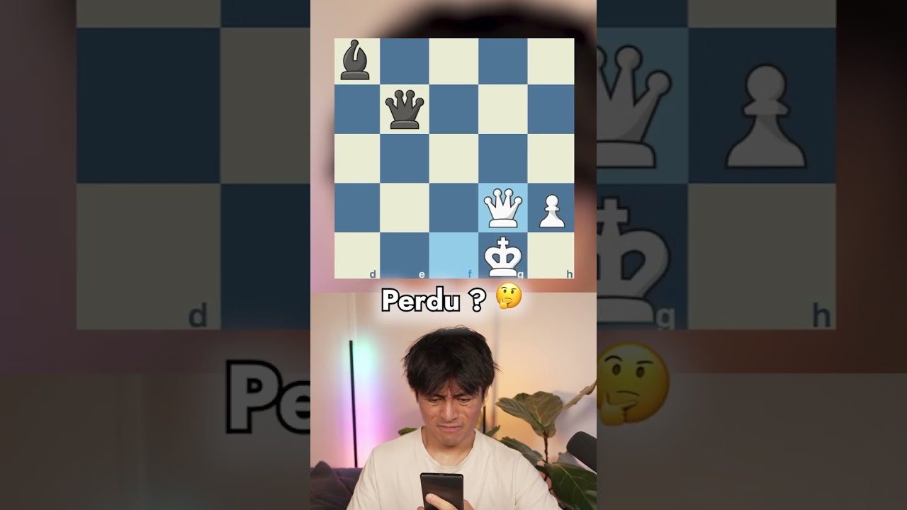 La mauvaise surprise aux échecs 😂