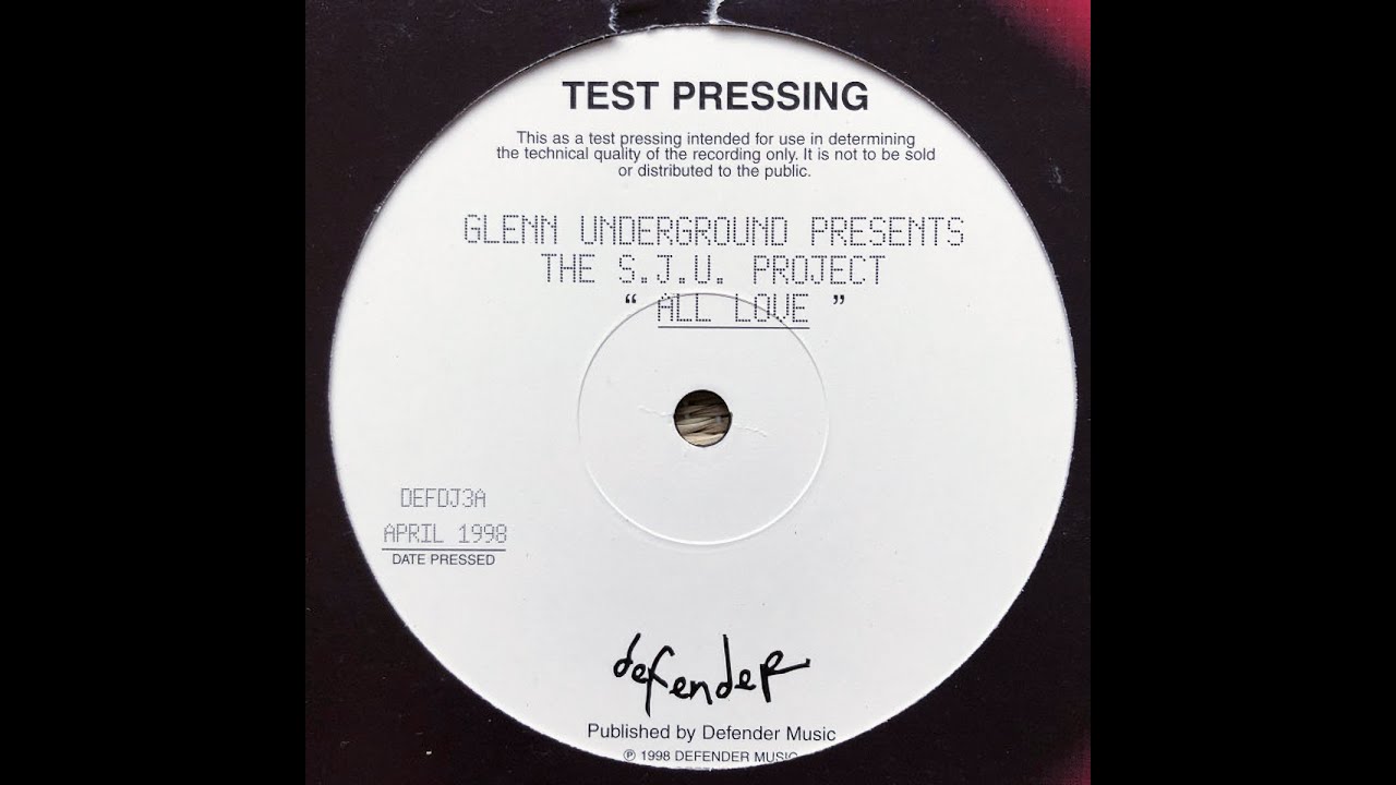 Glenn Underground Presents The S.J.U. Project - All Love (1998)