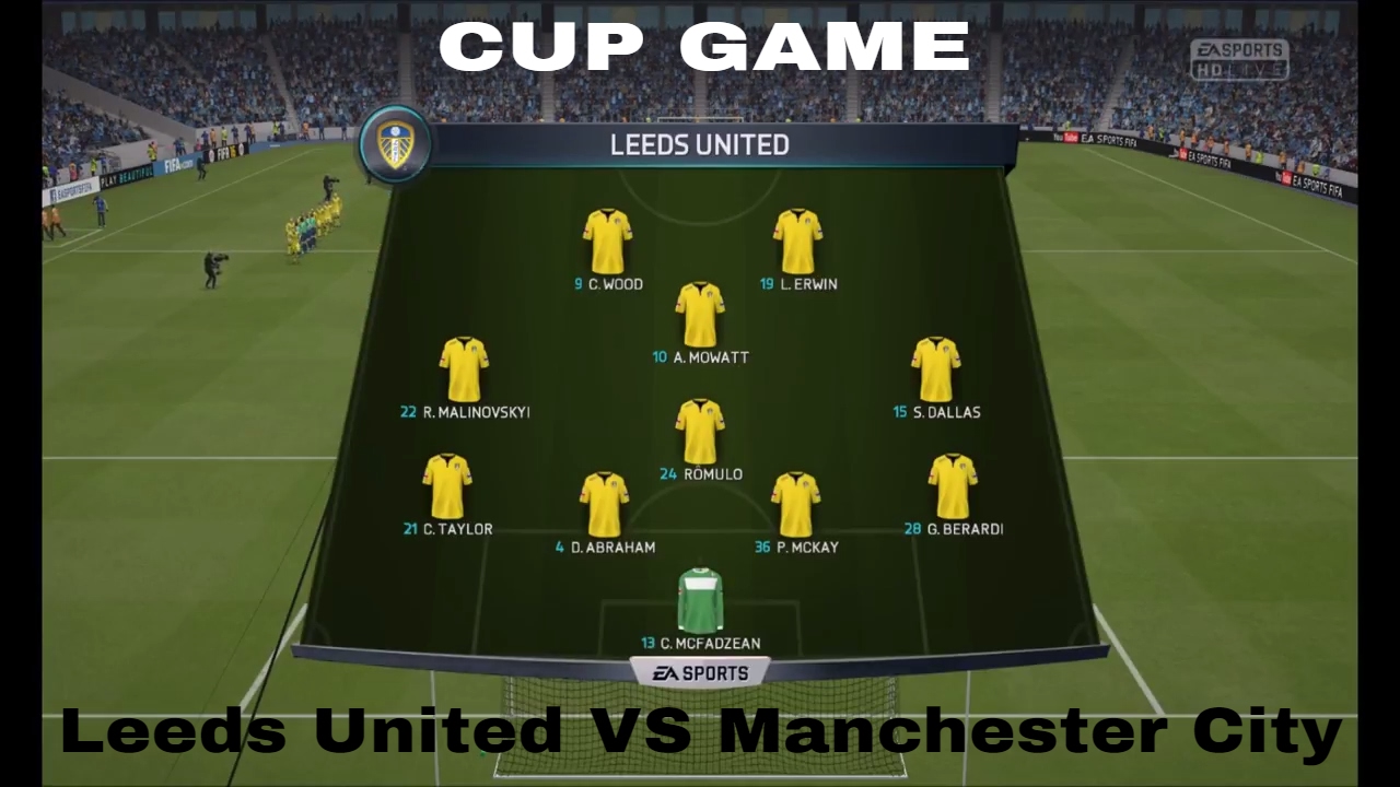 Fifa 16 Leeds United VS Manchester City