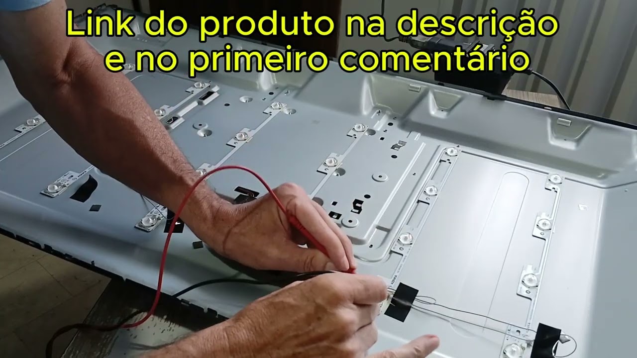 TV Semp Toshiba mod. 40L5400 Troca das Barras de Led