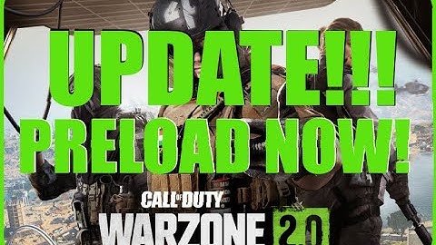 How To Preload Warzone 2.0 PS5 / Xbox Series X|S / PC Steam | MWII Season 1 Update!