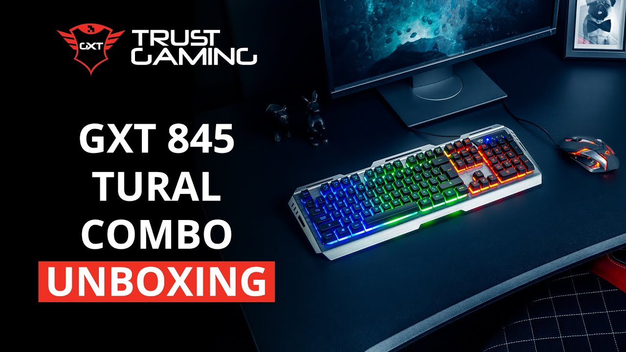 Unboxing & Changing Colors: GXT 845 Tural Gaming Combo - YouTube