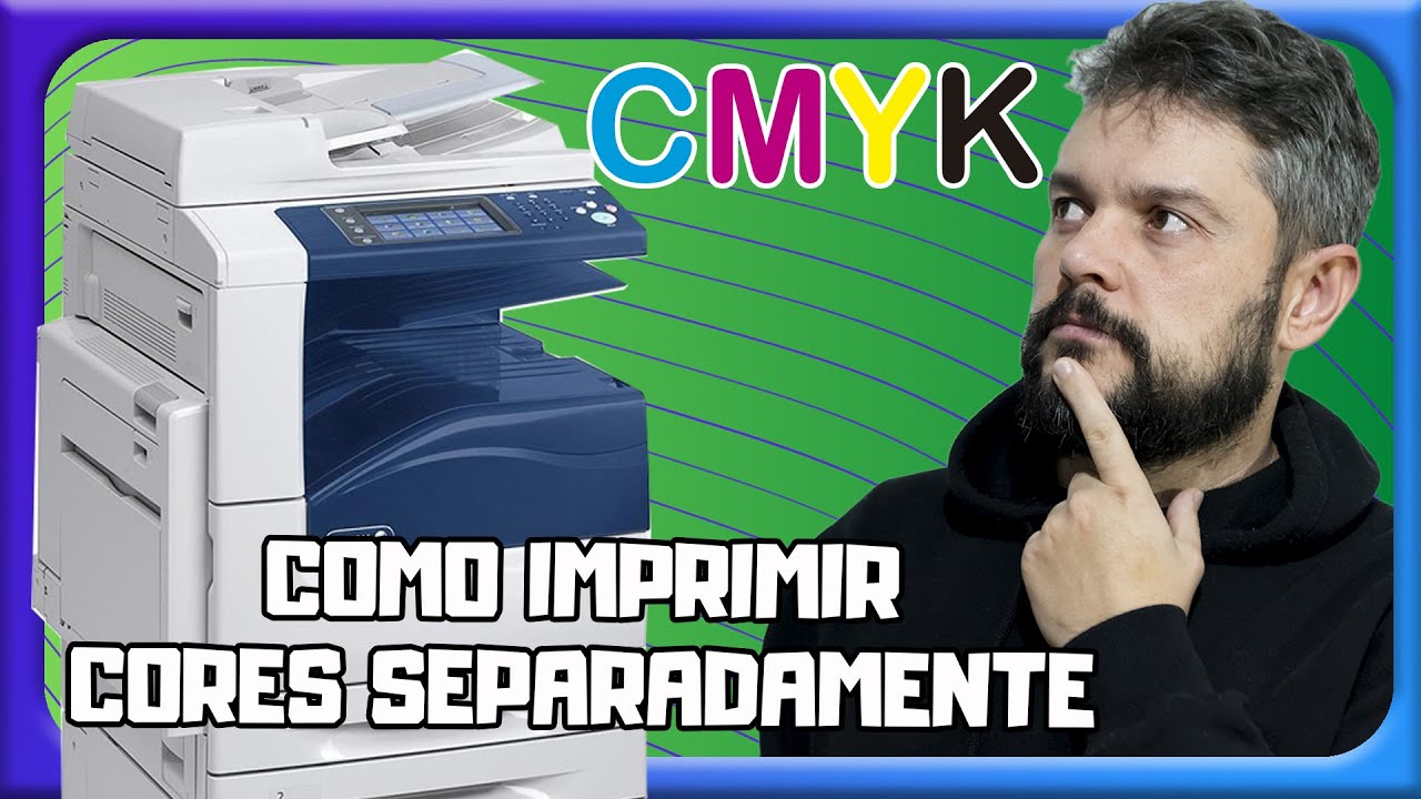 Como imprimir CMYK na Xerox WC7835 - YouTube