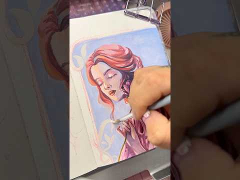 Gouache practice ✨ #gouache #gouachepainting —#painting -#processart #art