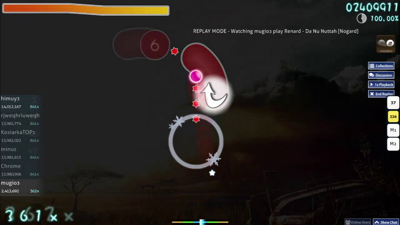 osu! mugio3 | Renard - Da Nu Nuttah [Nogard] +HD SS 100%