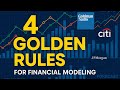 4 Golden Rules for Financial Modeling | Excel Tips for Investment Banking &amp; FP&amp;A