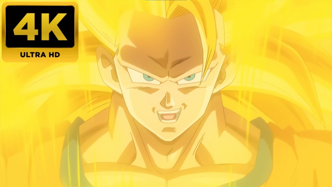 [4K 60FPS] - ‘ Super saiyan 3 Goku vs beerus