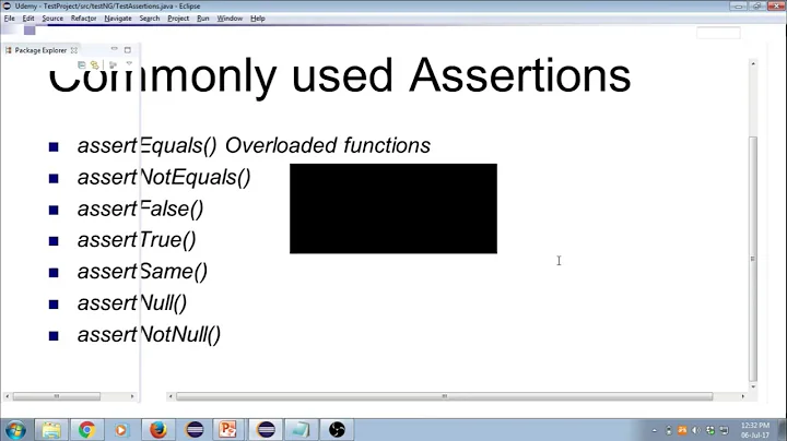 TestNG Tutorial | Assertions, Soft Assert & Hard Assert