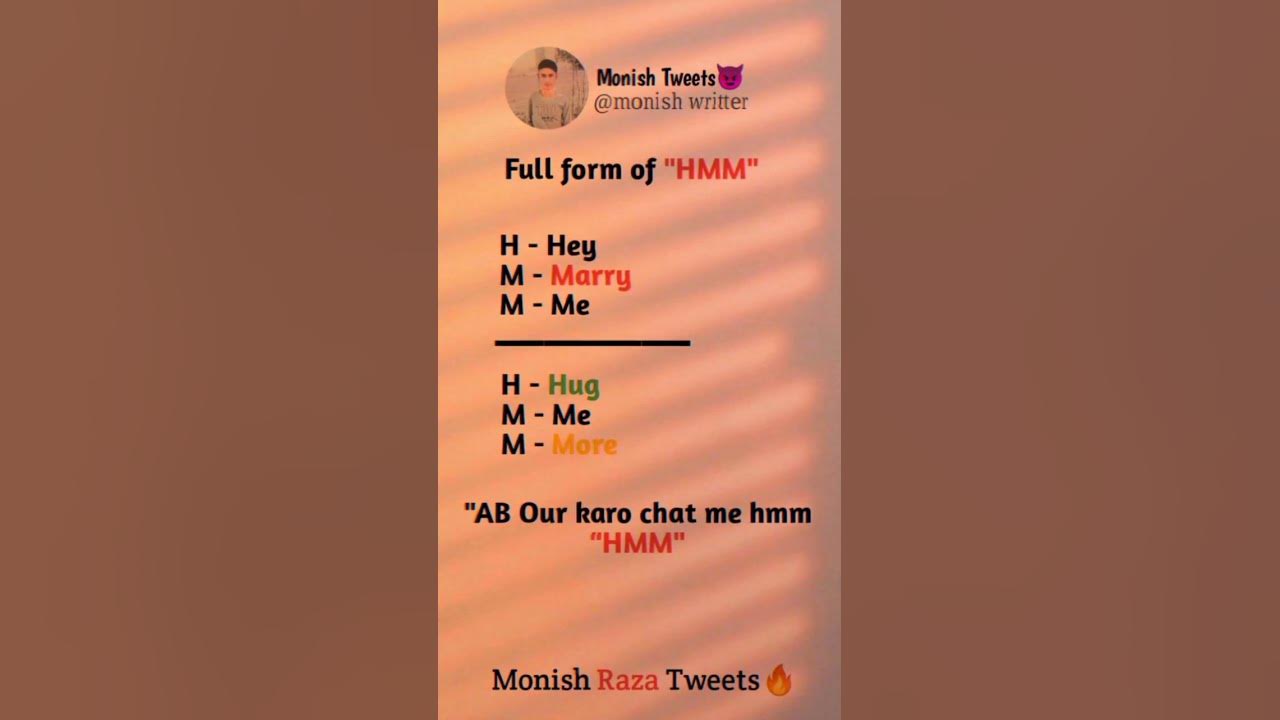 Full Form Of HMM shorts viral trending YouTube full-form-of-hmm-shorts-viral-trending-youtube