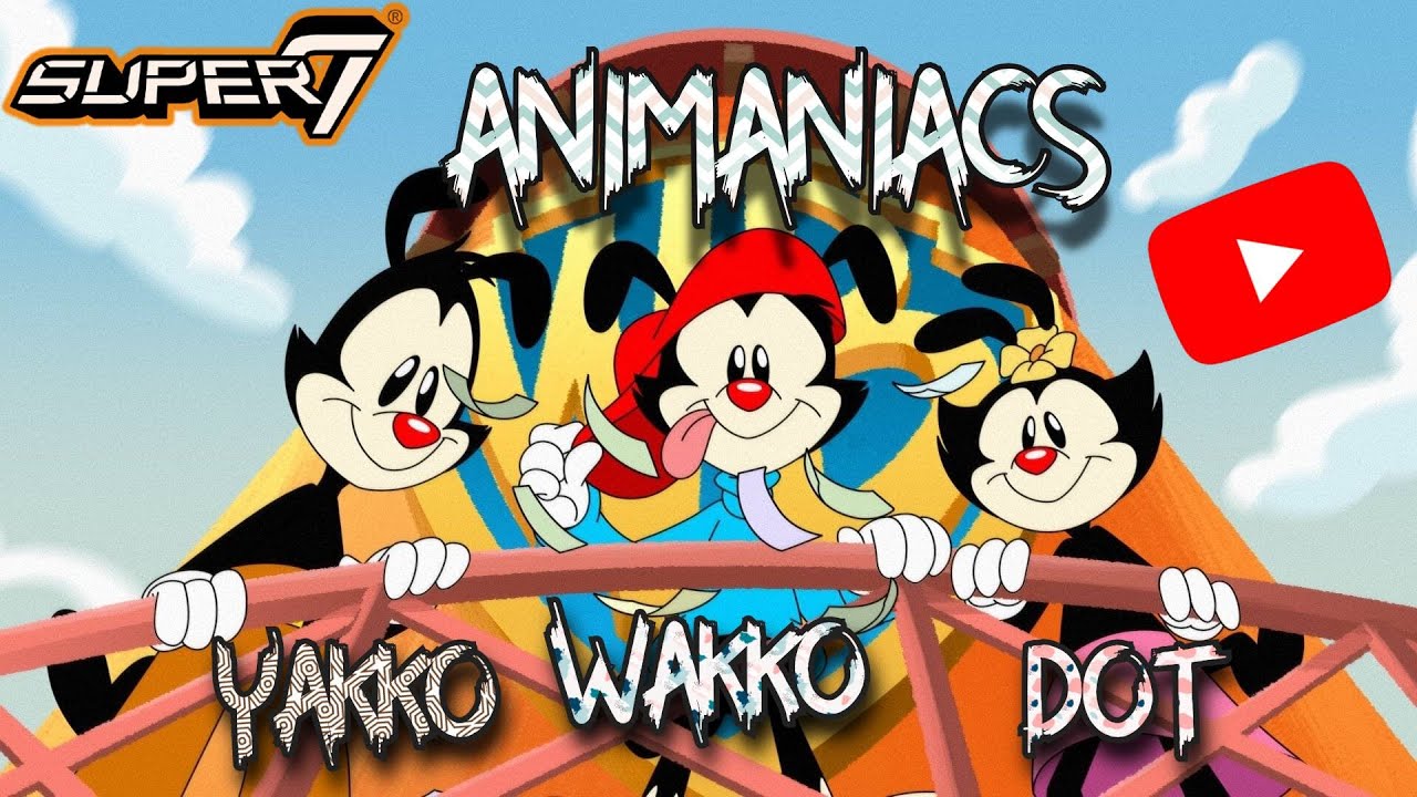 Figurines Super7 Ultimates - Yakko, Wakko Et Dot (Animaniacs) - NEUVE Sous Blister