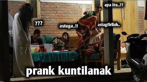 prank kuntilanak bocil asik nogkrong sampai kocar kacir | ngakak abis🤣