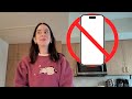 I’m addicted to my phone so I stopped using it completely