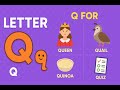 Learn Letter Q | Fun Phonics Song for Kids | Alphabet Learning