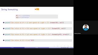 13.3. String trimming, formatted printing of strings and comments in Python