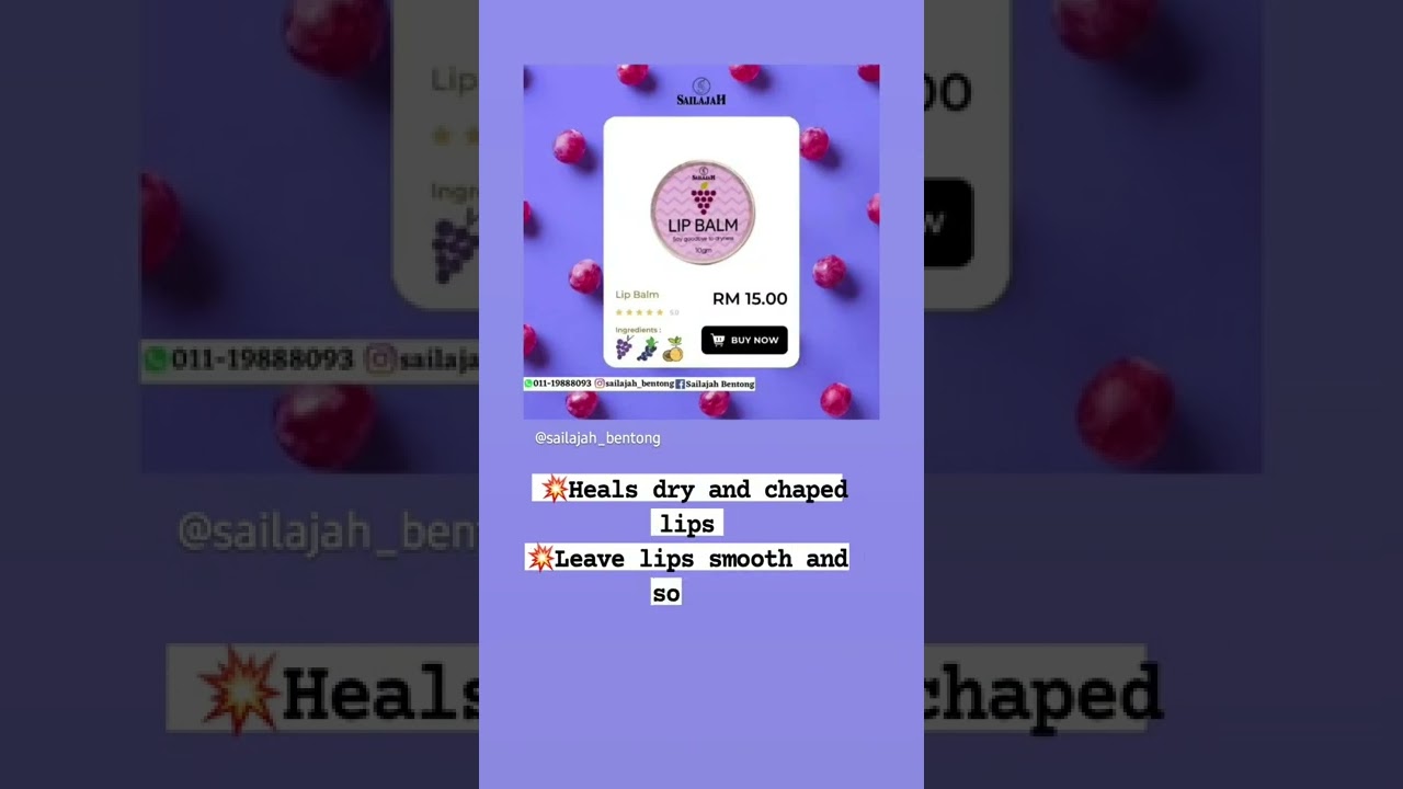 SAILAJAH LIP BALM YouTube