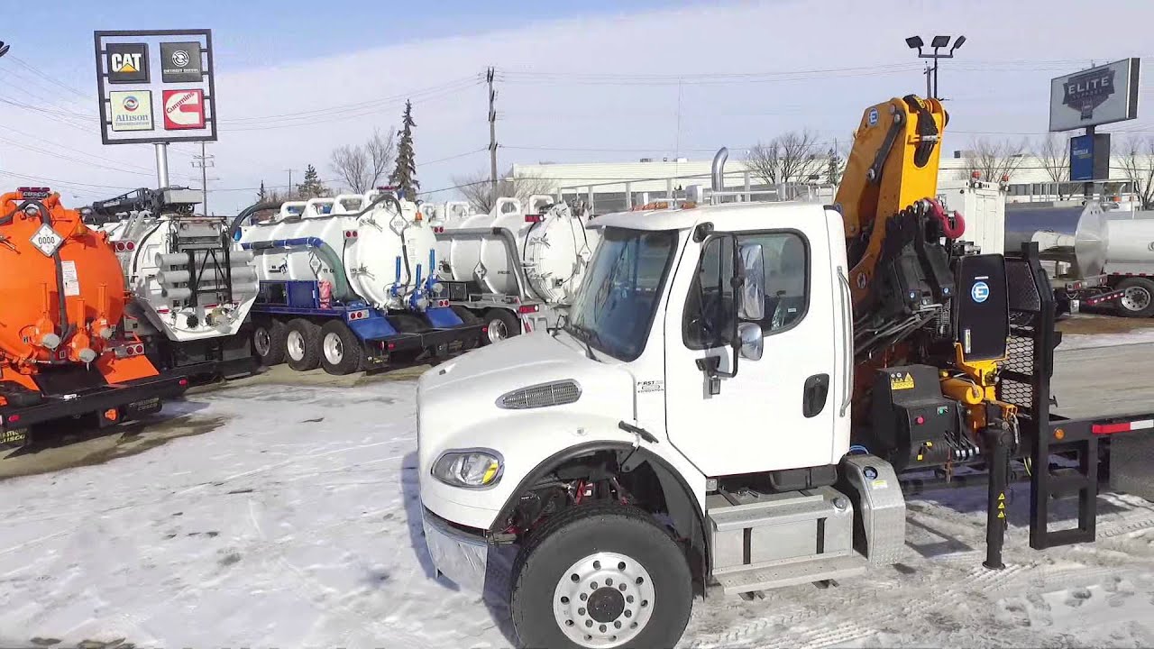 GL6855 M2 106 Deck / Crane truck - YouTube