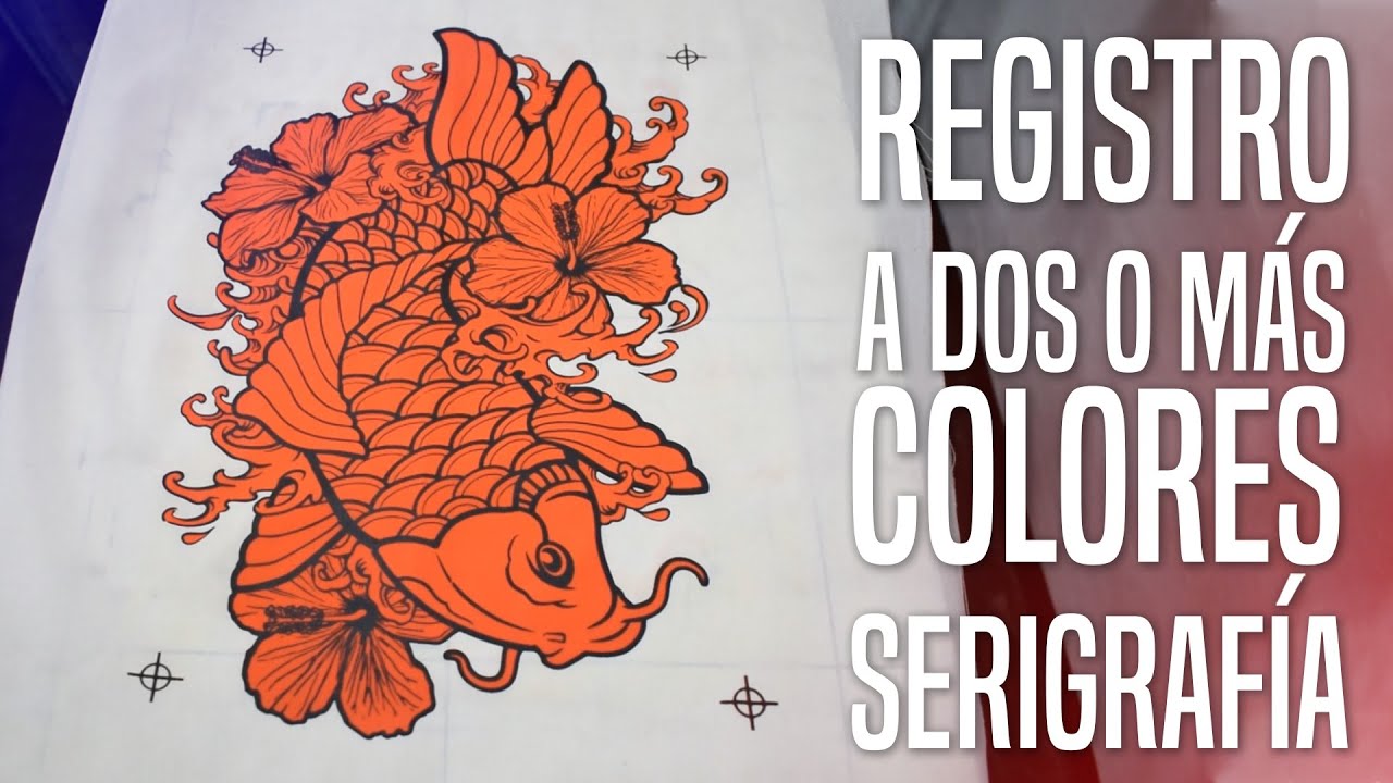 REGISTRAR 2 O MÁS COLORES EN PULPO O CALESITA/ #SERIGRAFÍA
