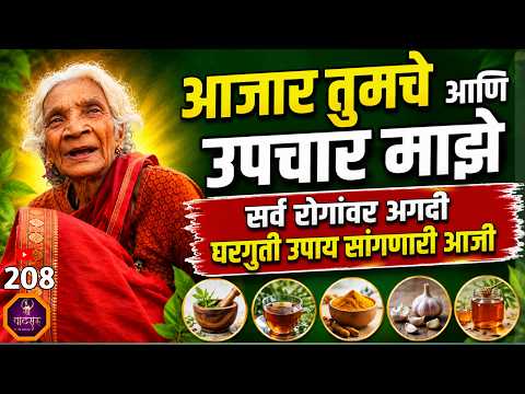 सर्व रोगांवर अगदी घरगुती मोफत उपाय आणि औषधे सांगणारी 90 वर्षाची आजी..आजार तुमचे आणि उपचार माझे